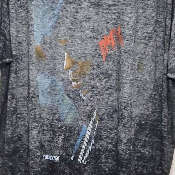 DMX Legends Apparel Distressed Graphic Short Sleeve T-shirt Size XL New Flaw - Picture 2 of 7